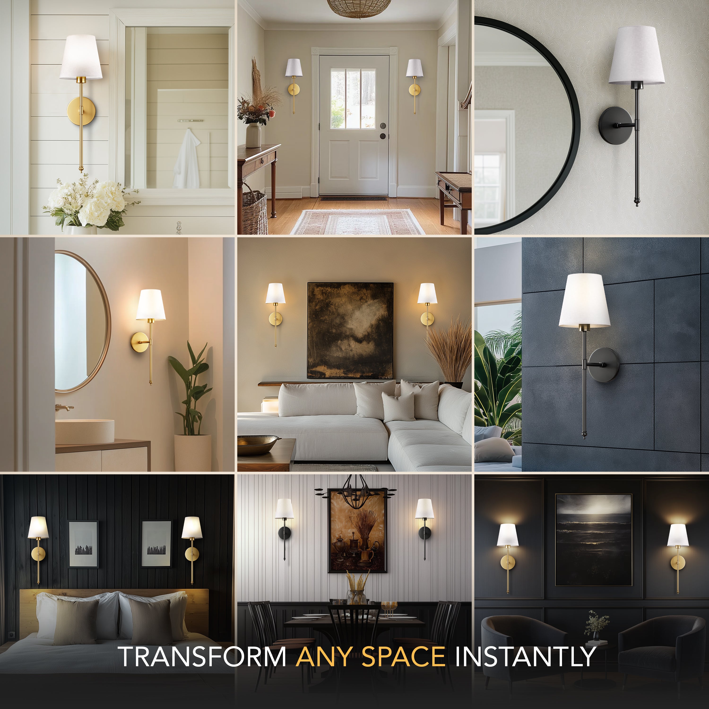 ZPTECH Cordless Wall Sconce Outdoor Waterproof Wall Lantern Terrace Light Vintage Outdoor Wall Lamp Garden Light for Indoor Outdoor E27(Exclud並行輸入 slywise Battery Operated Wall Sconce: Gold Wireless Wall Lights