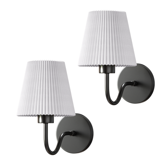 CURVED WIRELESS WALL SCONCE