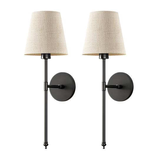 WIRELESS SAND WALL SCONCES (SET OF 2)