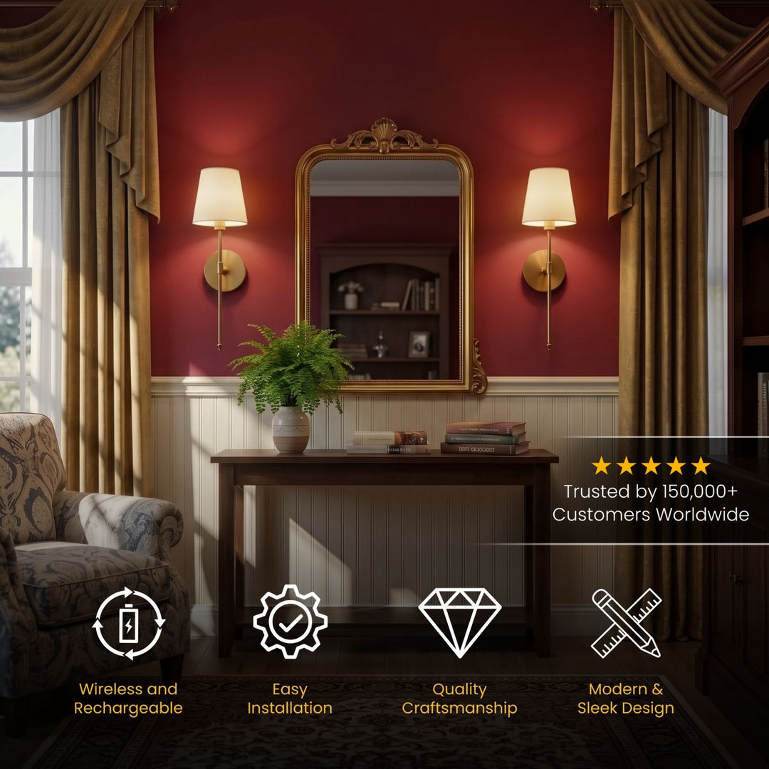 WIRELESS WALL SCONCES ( SET OF 2 )