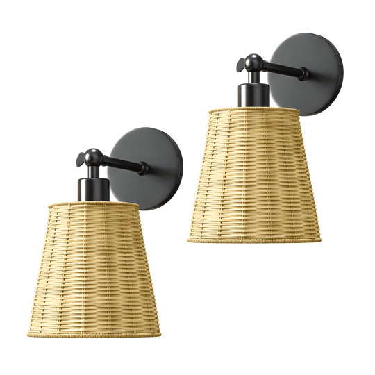 NATURAL WIRELESS WALL SCONCE